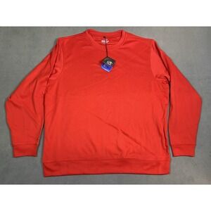 NWT Ahead Extreme Performance Crew Neck Golf Sweater Men's XL Red